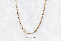 Oriana Gold and Pearl Ballmala Necklace | Sona Sansaar