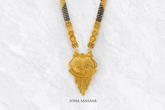 Empress 3 Row Mangalsutra | Sona Sansaar