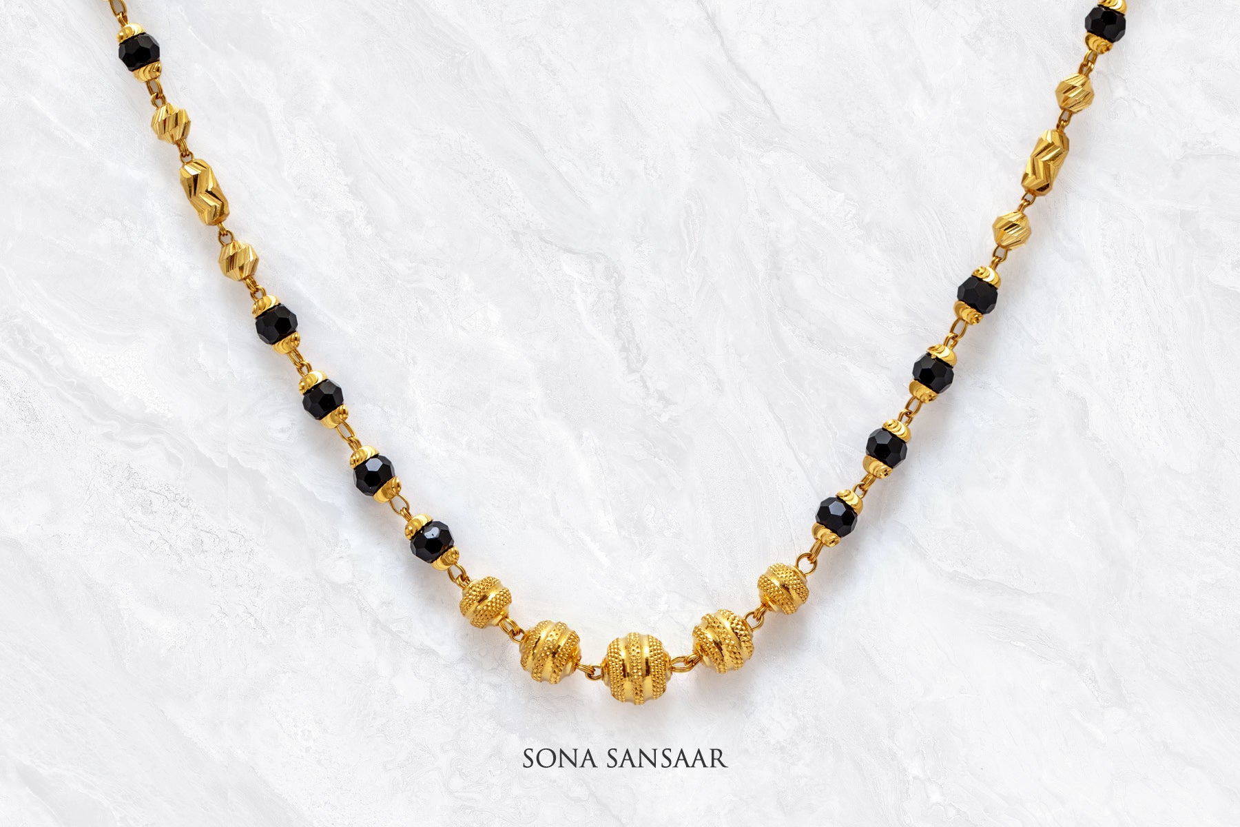 Eclipse Bead Mangalsutra | Sona Sansaar