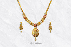 Golden Legacy Necklace Set | Sona Sansaar
