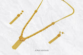 Golden Knot Gold Necklace Set | Sona Sansaar