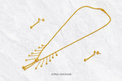 Mandala Gold Necklace Set | Sona Sansaar