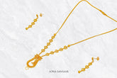 Eden's Gold Necklace Set | Sona Sansaar