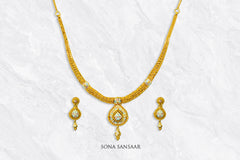 Aurea Bloom Necklace Set | Sona Sansaar