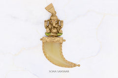 Ganesh Lion Nail Pendant