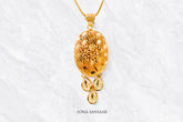 Sunveil Gold Pendant | Sona Sansaar