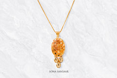 Sunveil Gold Pendant | Sona Sansaar