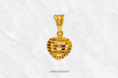 Heartstrings Gold Pendant | Sona Sansaar
