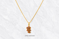 Veer Ganesh Gold Pendant | Sona Sansaar