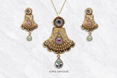 Echoes Pendant and Earrings Set | Sona Sansaar