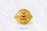 Arunira Gold Filigree Ring | Sona Sansaar