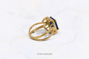 Midnight Ocean Gold Ring | Sona Sansaar