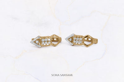 Pathfinder Gold Bali Earrings | Sona Sansaar