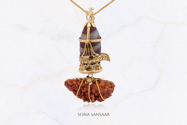 Rudraksh Seed Pendant | Sona Sansaar
