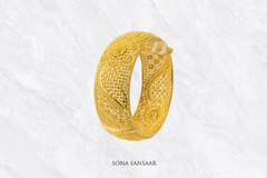 Crest Culcutti Screw Bangle | Sona Sansaar