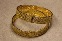 Bengali Classic Gold Bangle Pair