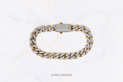 Iced Chains Diamond Bracelet | Sona Sansaar
