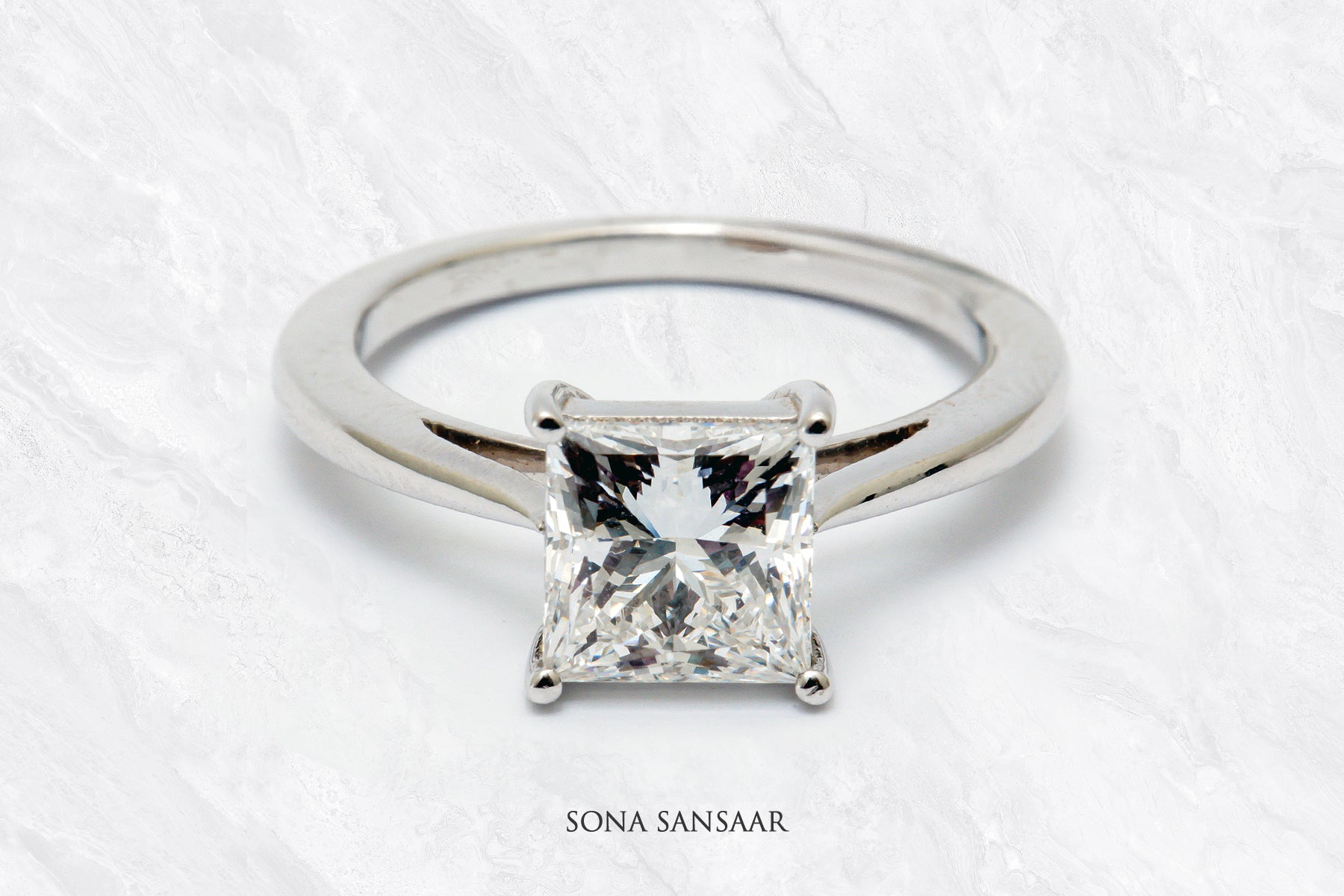 Clarion Lab Grown Diamond Ring | Sona Sansaar
