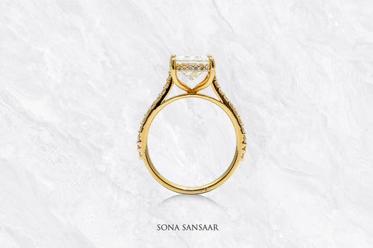 Sunlit Crown Diamond Ring | Sona Sansaar