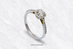 Liora Lab Grown Diamond Ring | Sona Sansaar