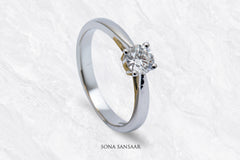 Minora Lab Grown Diamond Ring | Sona Sansaar