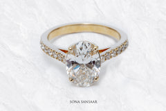 Elowen Lab Grown Diamond Ring | Sona Sansaar