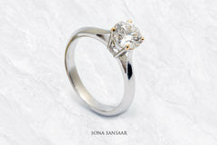 Clarisse Lab Grown Diamond Ring | Sona Sansaar