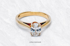 Solena Lab Grown Diamond Ring | Sona Sansaar