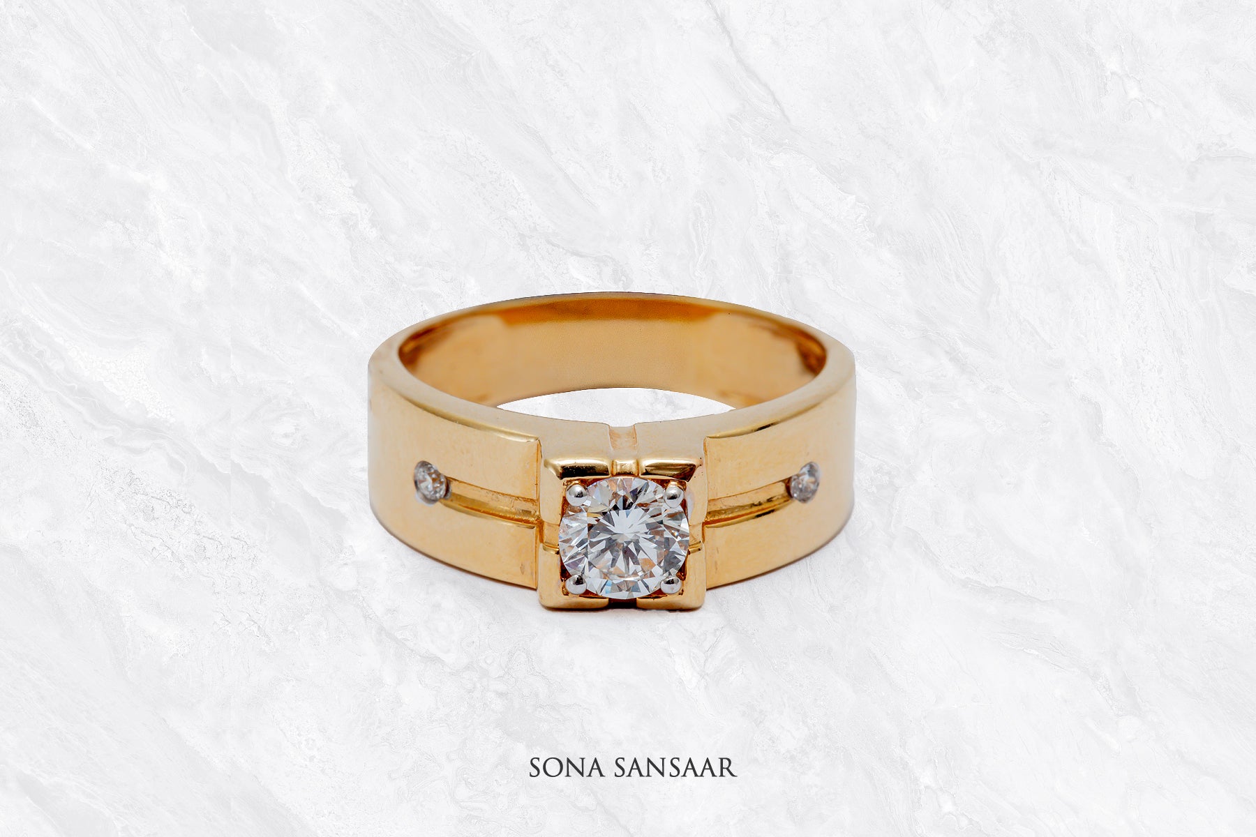 Arvion Lab Grown Diamond Ring | Sona Sansaar