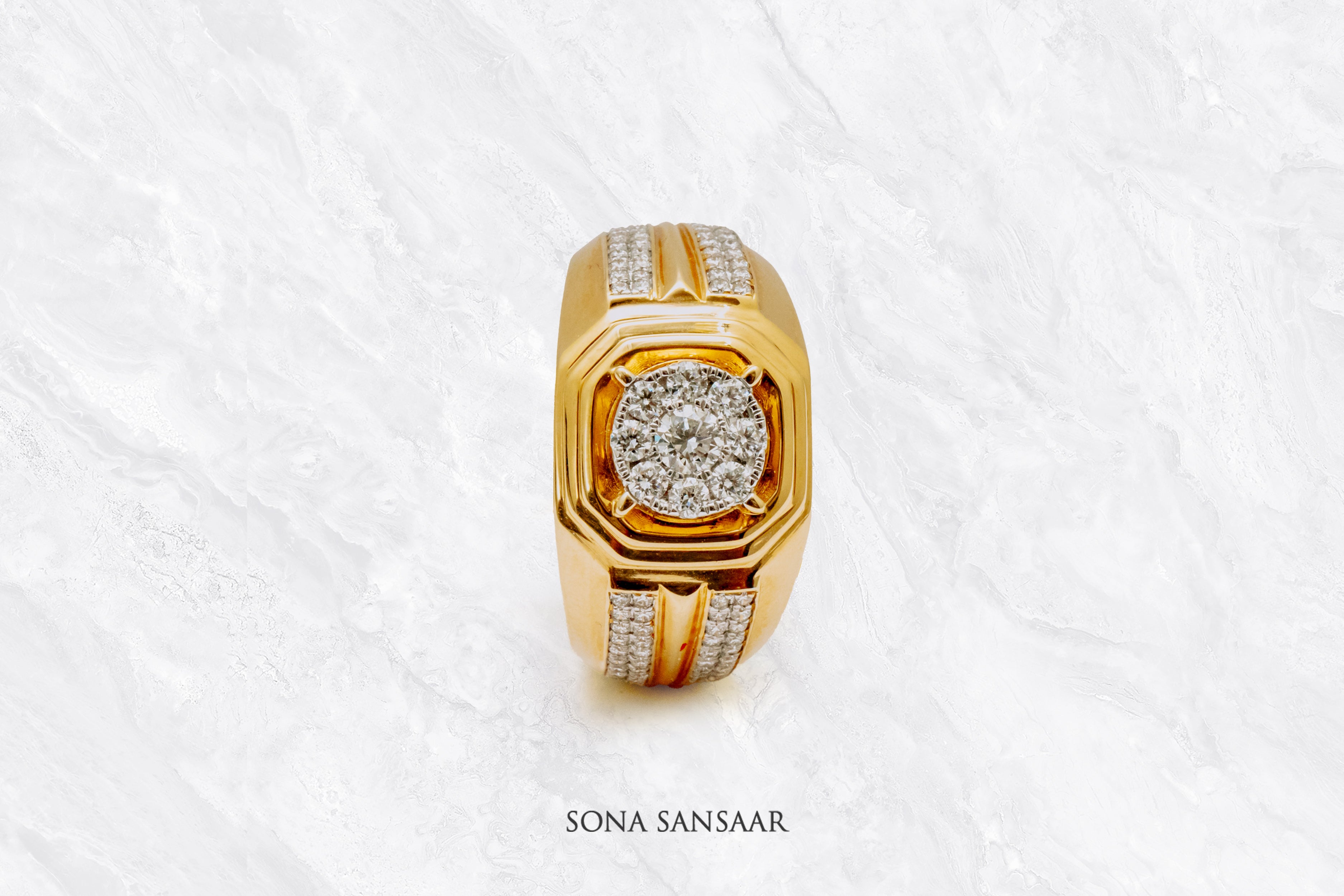 King's Edge Ring | Sona Sansaar