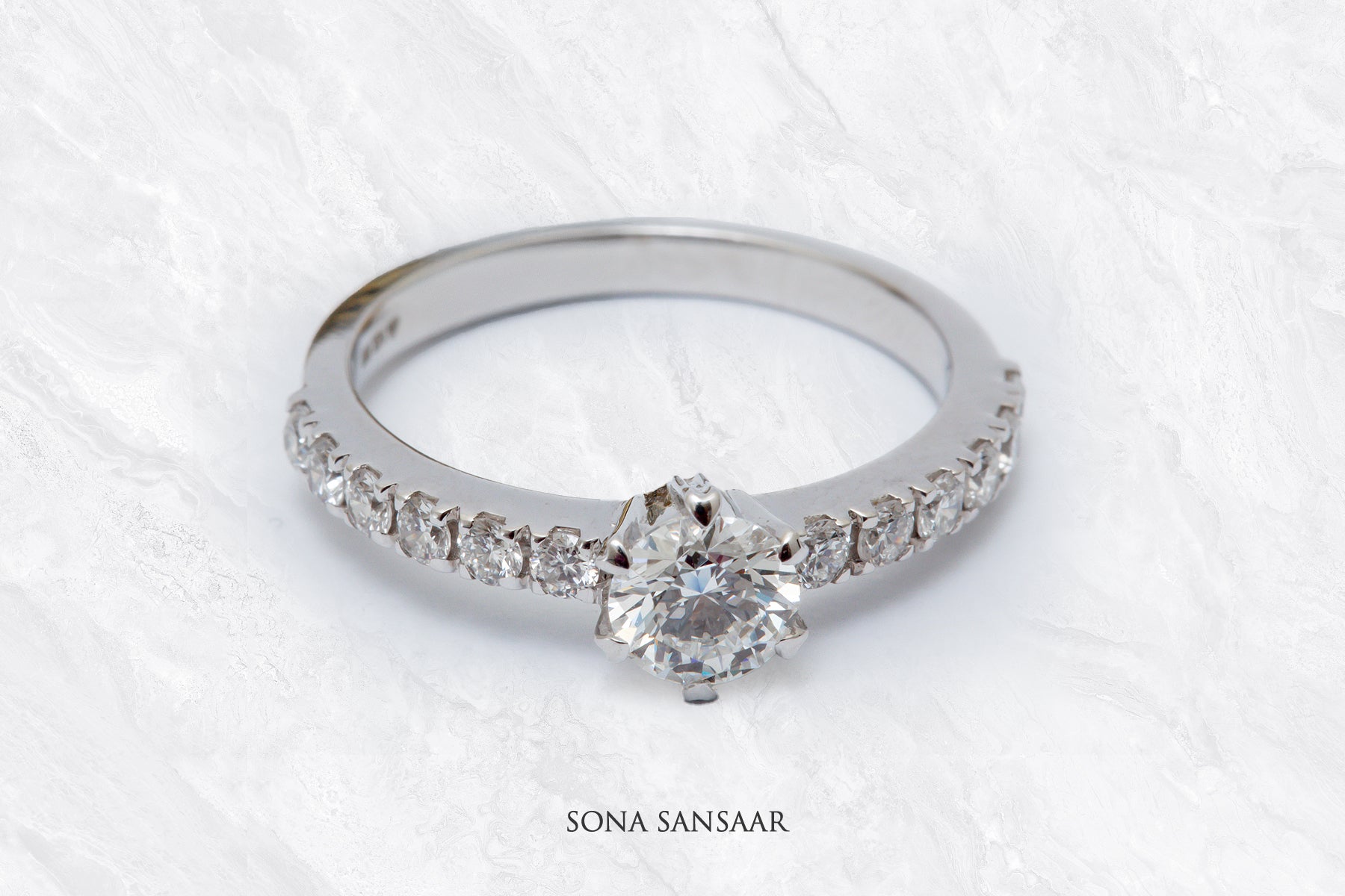 Elaris Lab Grown Diamond Ring | Sona Sansaar