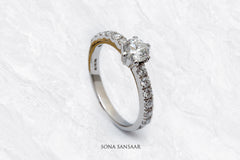 Elaris Lab Grown Diamond Ring | Sona Sansaar