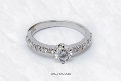 Elaris Lab Grown Diamond Ring | Sona Sansaar