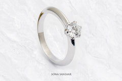 Caelene Lab Grown Diamond Ring | Sona Sansaar
