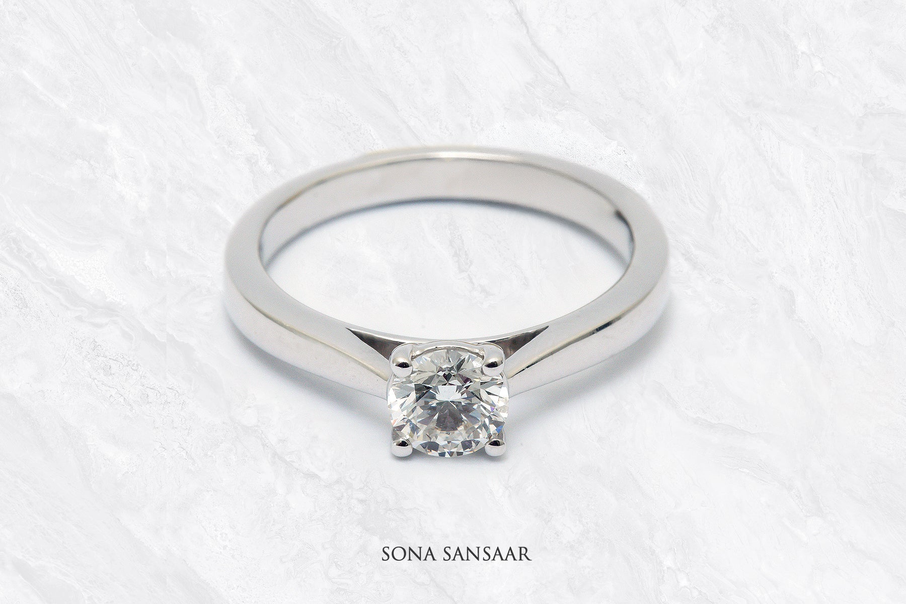 Aeris Lab Grown Diamond Ring | Sona Sansaar