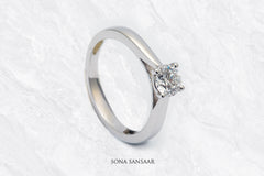 Aeris Lab Grown Diamond Ring | Sona Sansaar