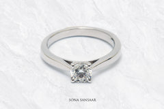 Aeris Lab Grown Diamond Ring | Sona Sansaar