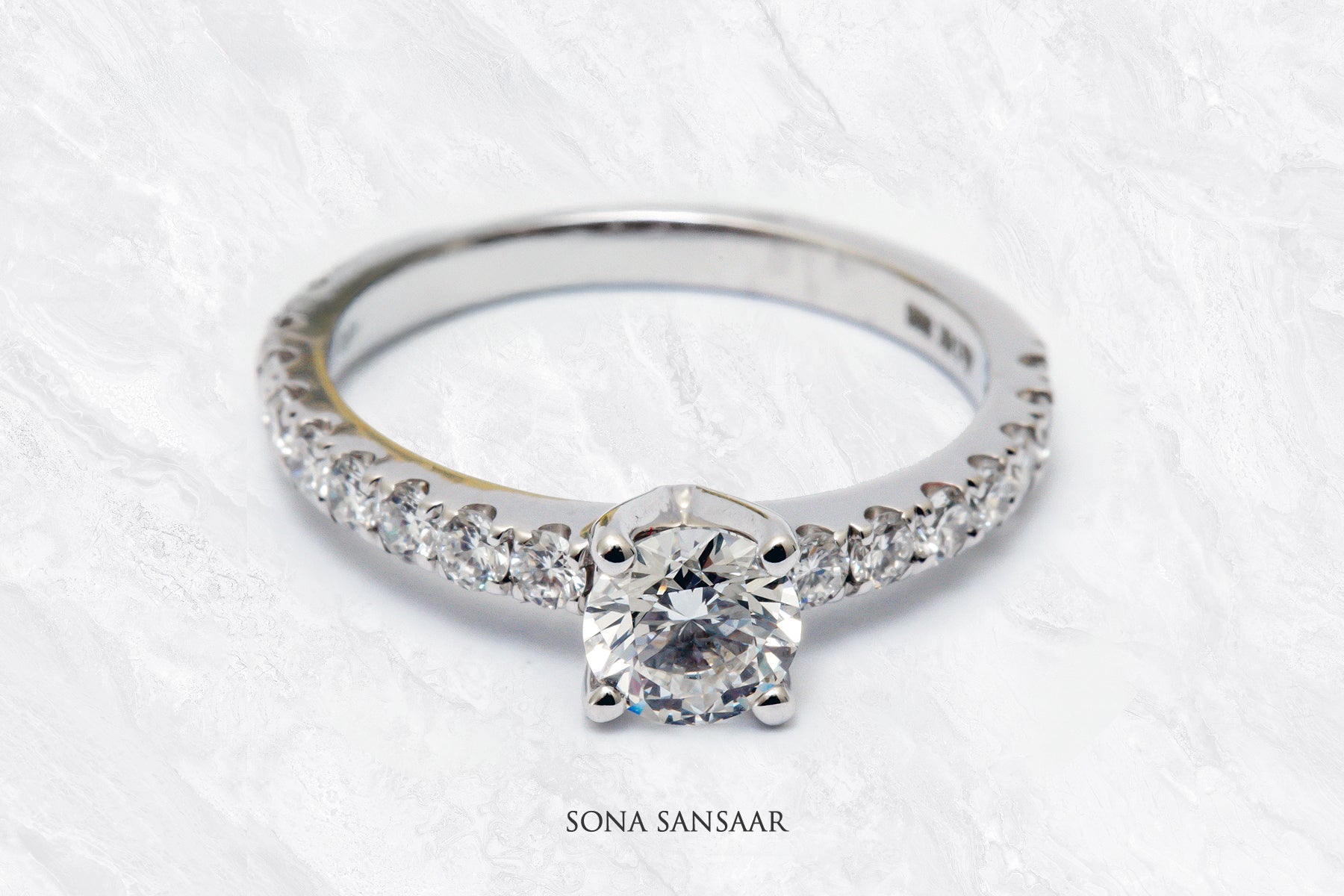 Viressa Lab Grown Diamond Ring | Sona Sansaar