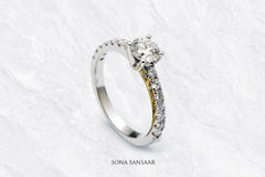 Viressa Lab Grown Diamond Ring | Sona Sansaar