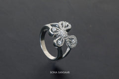 Floriale Sterling Silver Ring | Sona Sansaar