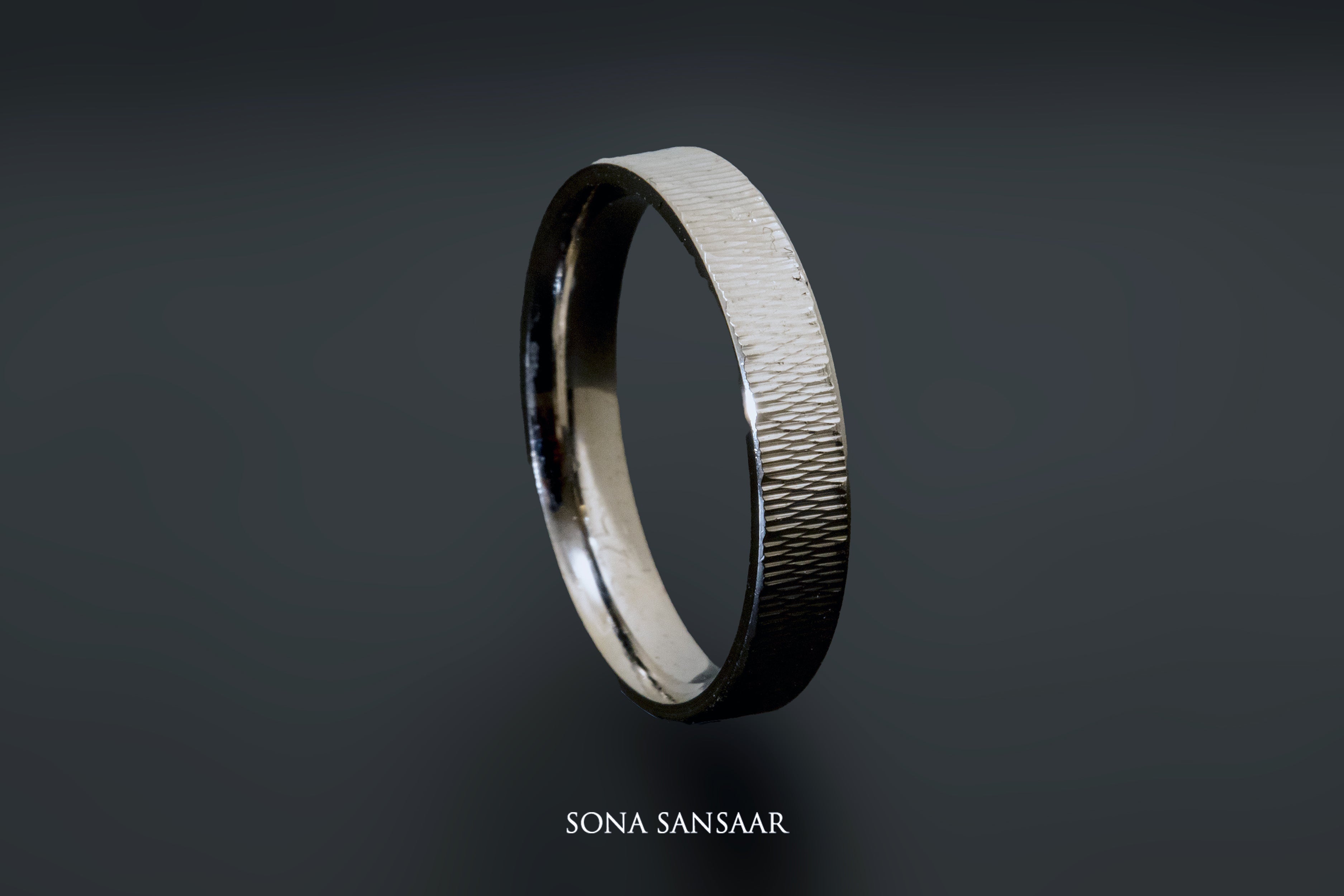 Ridge Sterling Silver Ring | Sona Sansaar