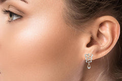 Infinity Loop Drop Earrings