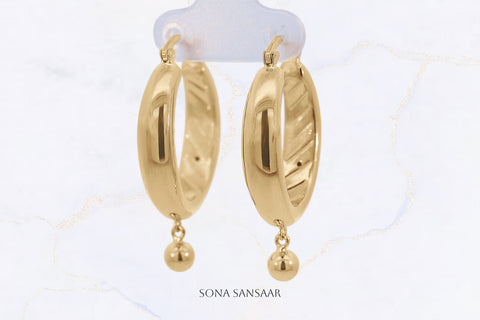 Raindrop Bali Earrings | Sona Sansaar