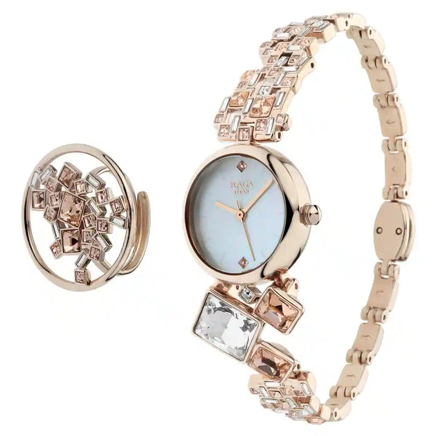 Titan raga swarovski crystal watch hot sale