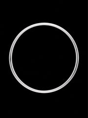 Men's Heavy Solid Sterling Silver Kada | 925 Brick Pattern Bangle 73mm (45g)