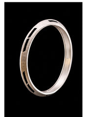 The Horizon Sterling Silver Men's Kada – Matte Oxidized Design (26.2g)