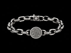 The Heritage Sterling Silver Men's Bracelet – Intricate Birdcage Link Weave