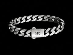Men's Heavy Sterling Silver Curb Chain Bracelet | 925 Solid Cuban Link (28.7g)