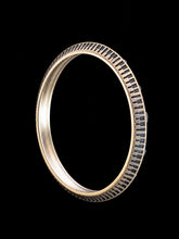 Men's Musical Notes Sterling Silver Bangle | 925 Silver Kada 73mm