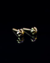 22K Gold Small Fancy Stud Earrings | Dainty Yellow Gold Starburst Studs NZ